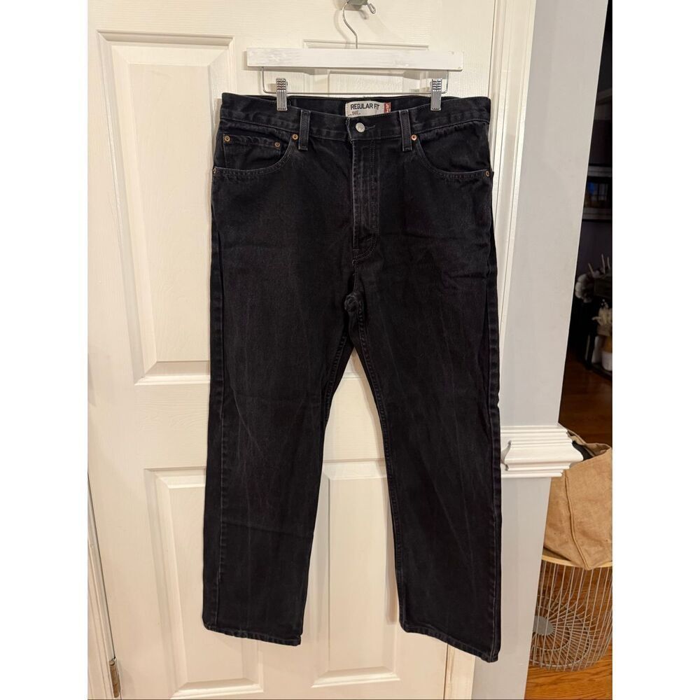Levi’s 505 Black Jeans sz 36X32 EUC